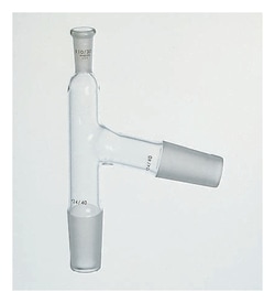 Corning™ PYREX™ Tube Adapters with Two standard taper Joints and Thermometer Opening
