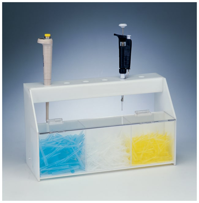 Pipetter and Tip Storage Station Holds 6 pipettes, bulk tipsPipette