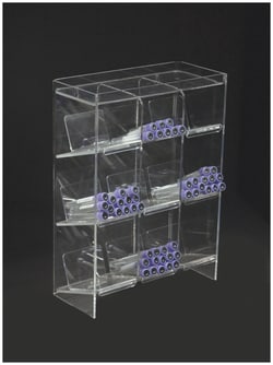 Dynamic Diagnostics Acrylic Tube Rack Acrylic Tube Rack:Racks, Quantity: