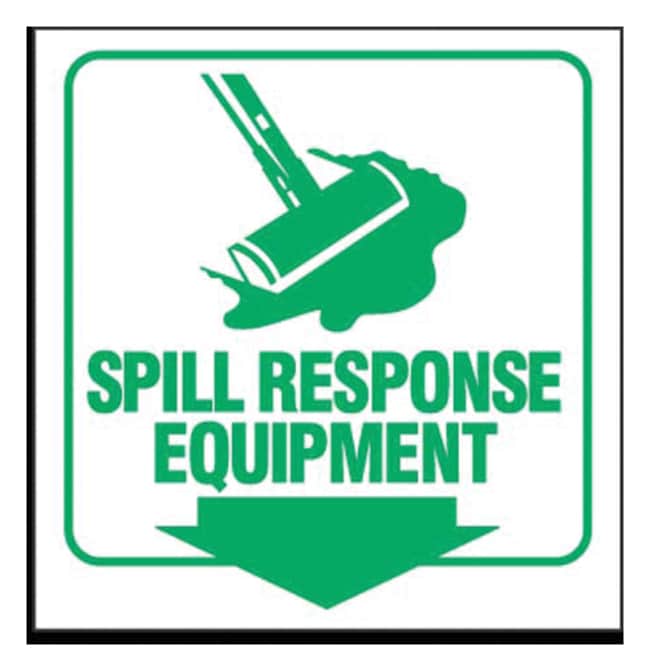 Accuform Signs Safety Projection Sign Spill Response Equipment Style