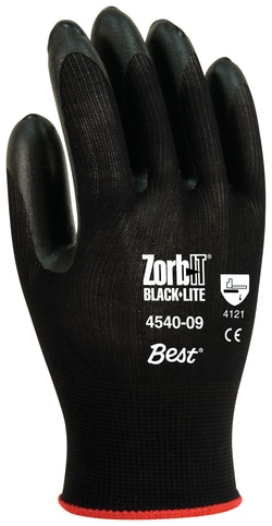 SHOWA&trade;&nbsp;Zorb-IT&trade; Blacklite Nitrile Foam Coated Nylon Gloves