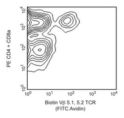 V 5.1, 5.2 TCR Mouse anti-Mouse, Biotin, Clone: MR9-4, BD 0.25mg; Biotin:Antibodies,