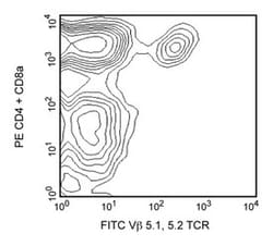 Vb 5.1, 5.2 TCR Mouse anti-Mouse, FITC, Clone: MR9-4, BD 50 &mu;g | Buy Online | BD Biosciences | Fisher Scientific