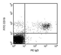 Mouse anti-Human IgD, Clone: IA6-2, PE, Secondary Antibody, BD