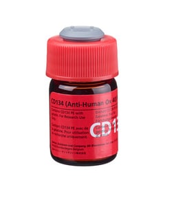 CD134 Mouse anti-Human, PE, Clone: L106, BD 50 Tests; PE:Antibodies, Monoclonal