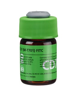 CD7 Mouse anti-Human, FITC, Clone: M-T701, BD 50 Tests; FITC:Antibodies,