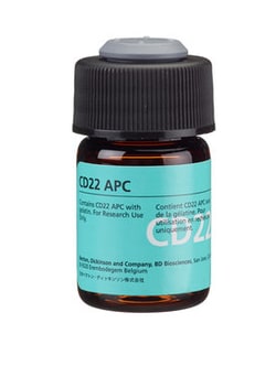 CD22 Mouse anti-Human, APC, Clone: S-HCL-1, BD 100 tests; APC:Antibodies,