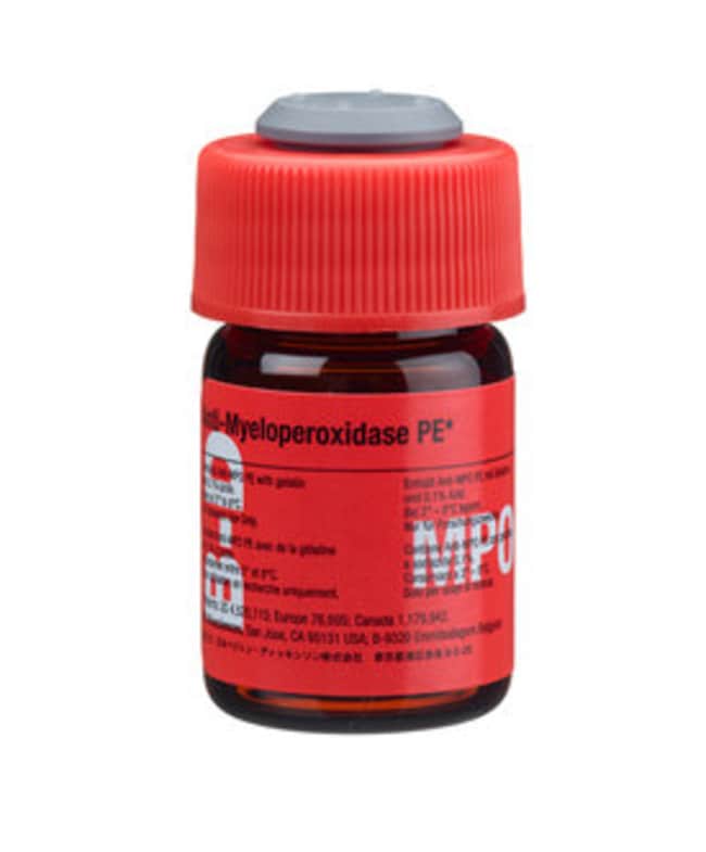 ポスター s.s Myeloperoxidase Mouse anti-Human, PE, Clone: 5B8, BD 50 Tests; PE