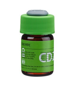 CD2 Mouse anti-Human, FITC, Clone: S5.2, BD 100 tests; FITC:Antibodies,
