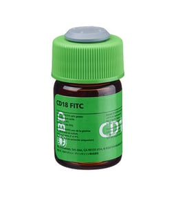 CD18 (Integrin 2 chain, CR3/CR4) Mouse anti-Human, FITC, Clone: L130, BD