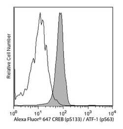 CREB (pS133) / ATF-1 (pS63) Mouse, Alexa Fluor 647, Clone: J151-21, BD