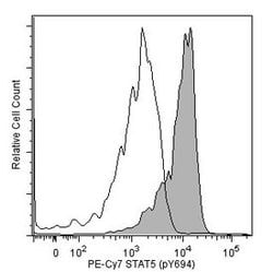 Stat5 (pY694) Mouse, PE-Cy7, Clone: 47, BD 50 Tests; PE-Cy7:Antibodies,