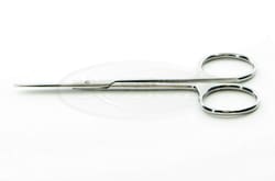 Roboz Surgical Extra Fine Micro Dissecting Scissors; 24 mm Blade