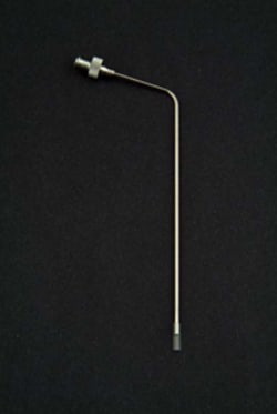 Quality Lab Accessories 4.75’’ (120mm) Bent 316 SS Cannula with SS Luer