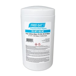 High-Tech Conversions FREE-SAT™, 70% IPA, 9 x 6 in., Presaturated Canister Wipes