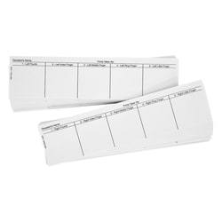 Mopec&nbsp;Postmortem Fingerprint Record Card Strips