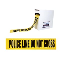 Mopec Barrier Tape with Dispenser Sheriff Line Do Not Cross | Buy Online | Mopec | Fisher Scientific