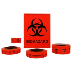 Mopec&nbsp;Biohazard Labels