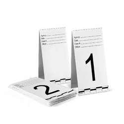 Mopec Disposable Evidence Markers No. 1 to 50 Labels | Buy Online | Mopec | Fisher Scientific