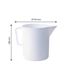 Gilac Graduated White Pitcher 3 L | Buy Online | Gilac&trade; | Fisher Scientific