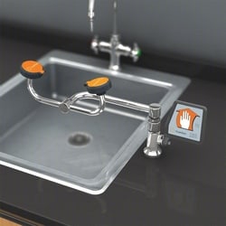 GUARDIAN EQUIPMENT EYE-FACE WASH DECK MOUNTED  RH
