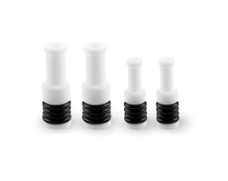 Glass Expansion GazFit Connectors, 2 for 6mm OD side arms, 2 for 4mm OD side arms (PKT.4)