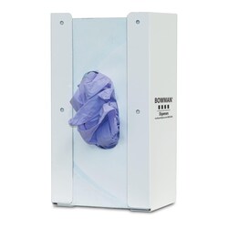 Marketlab&nbsp;White Steel Cabinet Mount Single Glove Box Dispenser