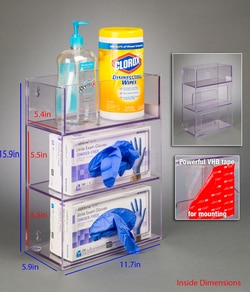 Poltex&nbsp;Glove Box Holder with Bin