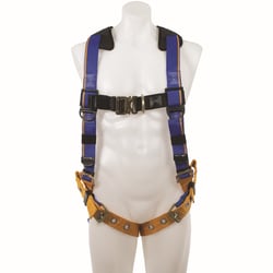 Werner Co. Blue Armor Climbing Harness with Back and Front D-Rings Werner