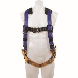 Werner Co. Blue Armor Climbing Harness with Back and Front D-Rings Werner