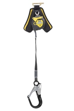 Werner Co. Bantam Web Leading Edge Self-Retracting Lifeline with Al Rebar Hook