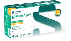 HARPS Sempermed Green x-free NBR PF GR Gloves X-Small | Buy Online | HARPS | Fisher Scientific