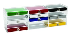Fisherbrand&trade;&nbsp;Storage Rack for 50-Place and 100-Place Slide Box, Clear