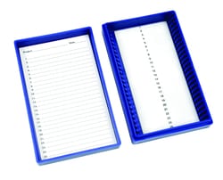 Heathrow Scientific&nbsp;Premium Microscope Slide Box, 25-Place, Foam
