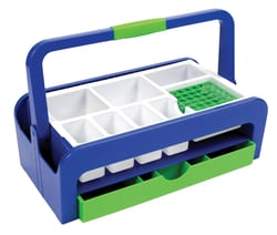 Heathrow Scientific&nbsp;Droplet&trade; Phlebotomy/Sample Collection Tray Kit, Blue/Green