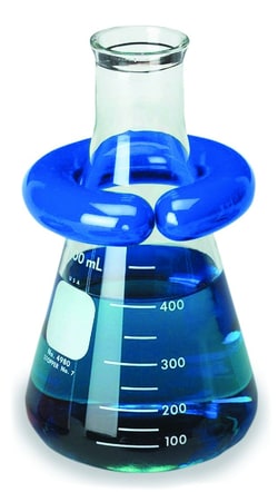 Heathrow Scientific Vinyl-Coated Lead Rings ('C' shape), Blue Flasks (1 to 4 L) | Buy Online | Heathrow Scientific | Fisher Scientific