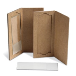 Heathrow Scientific&nbsp;1-Place Cardboard Slide Holders, 25/pk.