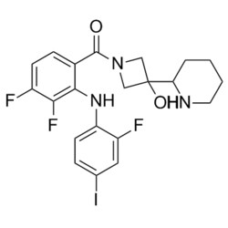 Medchemexpress LLC&nbsp;Cobimetinib racemate | 934662-91-6 | 99.4% | 531.31 g/mol | C21H21F3IN3O2 | 5 MG