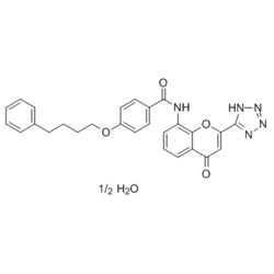 Medchemexpress LLC&nbsp;HY-B0290A 100mg Medchemexpress, Pranlukast (hemihydrate) CAS:150821-03-7 Purity:>98%