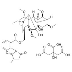 Medchemexpress LLC HY-N2332A 50mg , Methyllycaconitine citrate CAS:351344-10-0