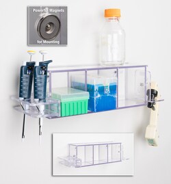 Poltex&nbsp;Horizontal Tip Organizer-3 Pocket with Magnet Mount