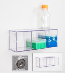 Poltex Horizontal Tip Organizer-3 Pocket with Magnet Mount