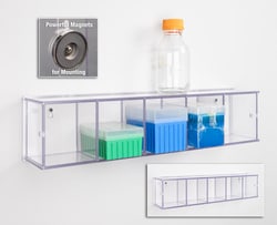 Poltex Horizontal Tip Organizer-5 Pocket Magnet Mount