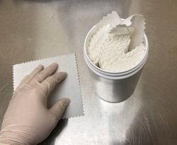 IW Tremont LabExact 70% IPA Cotton Cloth Wipes White | Buy Online | IW Tremont | Fisher Scientific