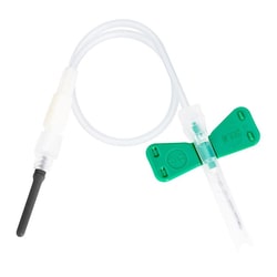 Sol-Millennium Medical&nbsp;Sol-Care&trade; Safety Blood Collection Needle 3/4 in. with 12 in. Tubing and Luer Adapter