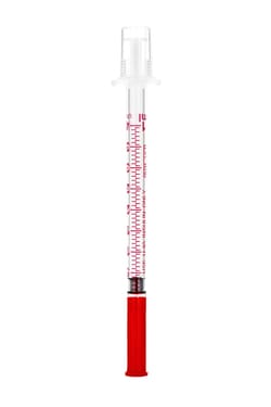 Sol-Millennium Medical&nbsp;Sol-Vet&trade; U-40 Insulin Syringe with Fixed Needle
