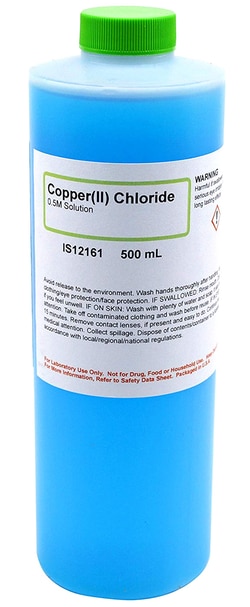 Copper (II) Chloride Solution, 0.5 M, Innovating Science&trade;