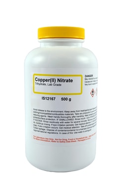 Copper (II) Nitrate Trihydrate, Lab Grade, Innovating Science 500 g | Buy Online | Aldon Corporation | Fisher Scientific