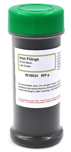 Iron Filings, Lab Grade, 500 g, Innovating Science&trade;