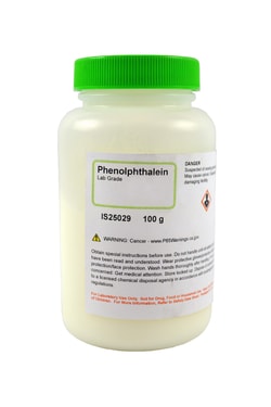 Phenolphthalein, Lab Grade, 100 g, Innovating Science&trade;